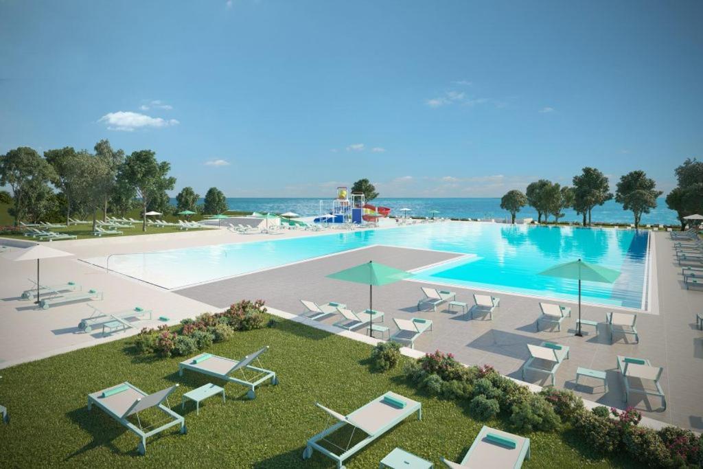 Camping Adria Mobile Home Park Umago Exterior foto